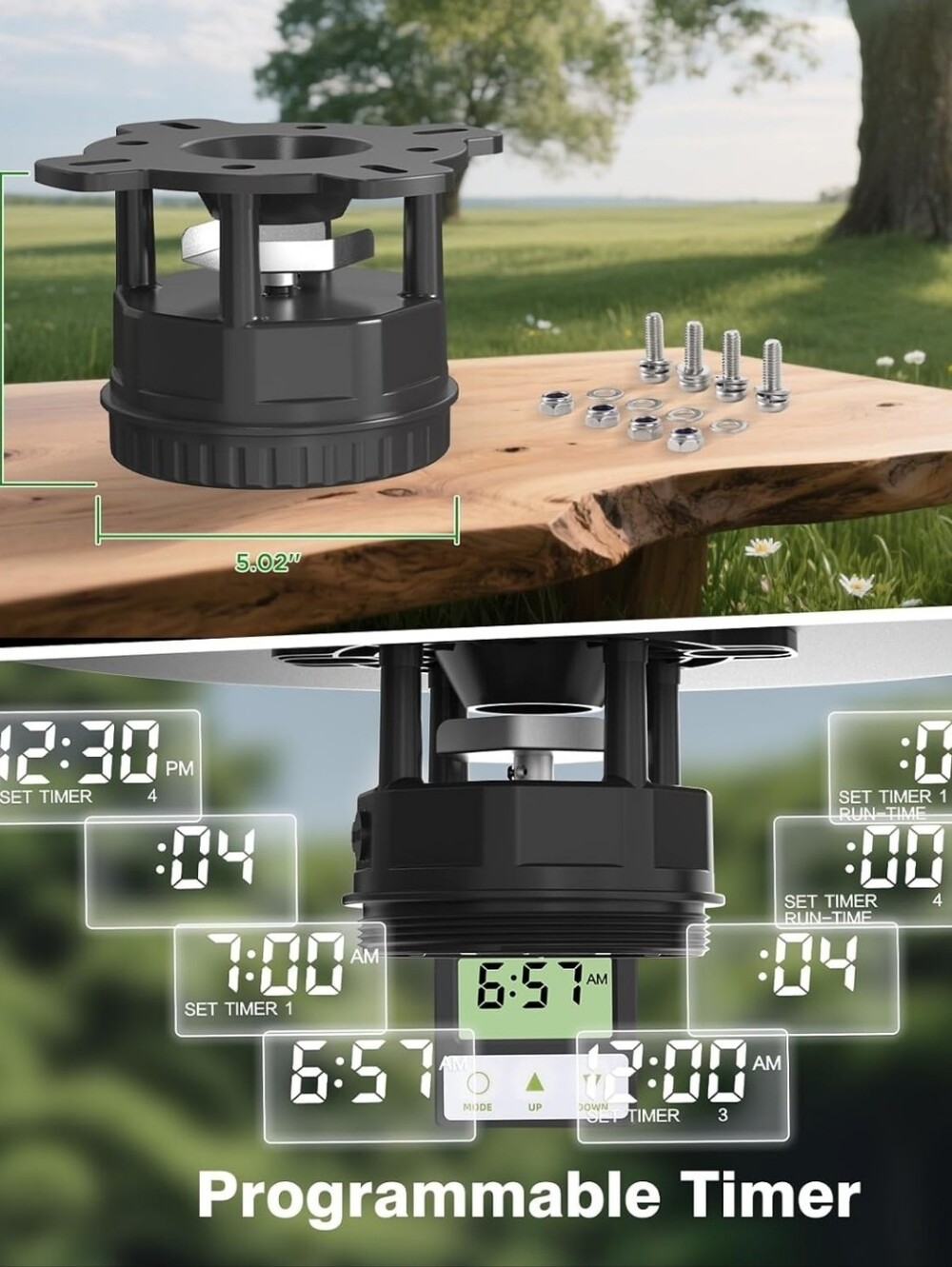 NEW! PROGRAMABLE DIGITAL DEER FEEDER KIT w/TIMER